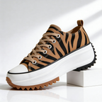 Ella Orthopedic Platform Sneakers — texture detail