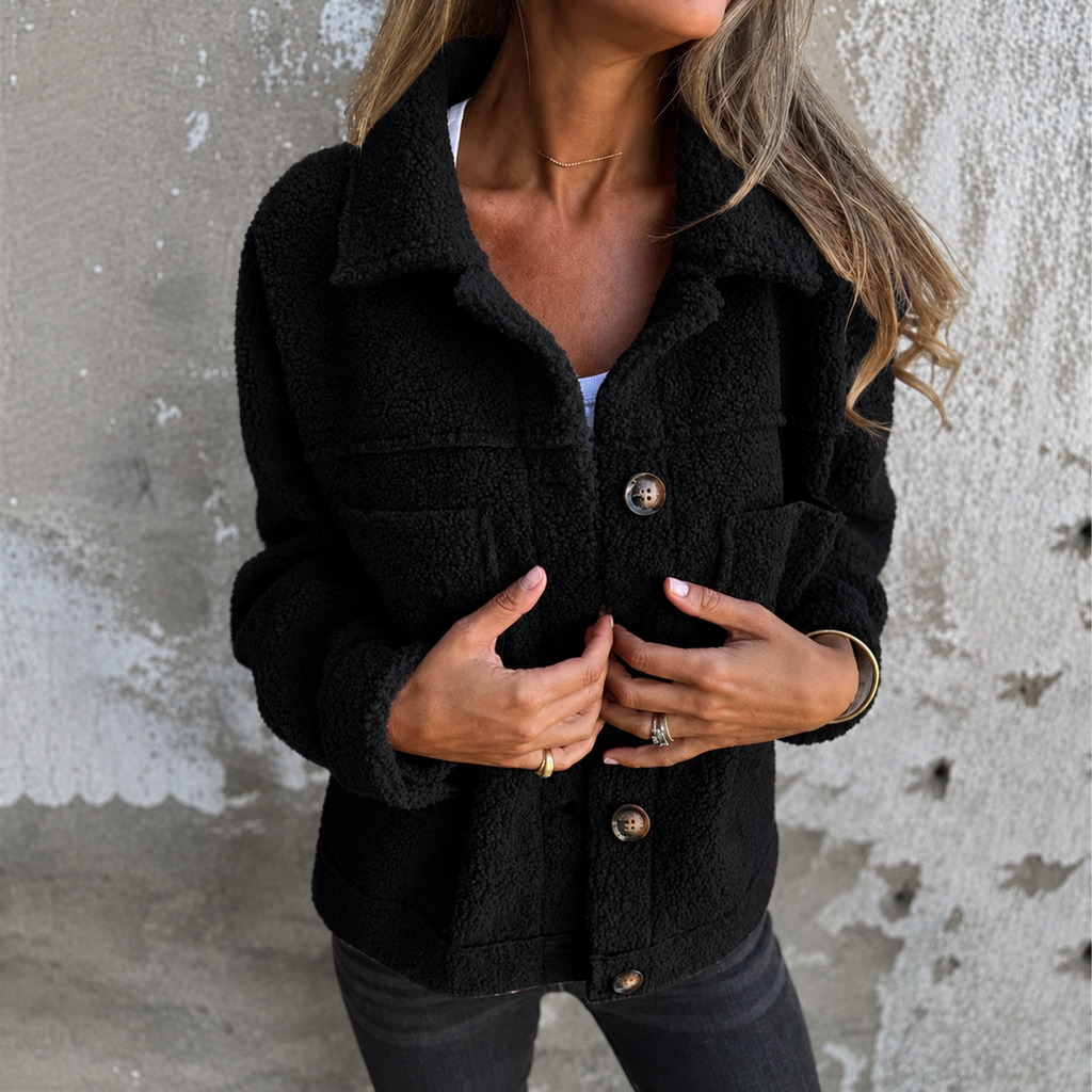 Megan | Women's Wool-Look Fleece Jacket