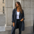 Melanie | Women's Relaxed Button Coat