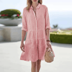 Stylish Striped Summer Dress – Lightweight Comfort with a Feminine Fit