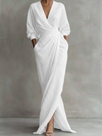 Isadora | Women's Wrap Maxi Dress