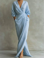 Isadora | Women's Wrap Maxi Dress