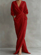 Isadora | Women's Wrap Maxi Dress