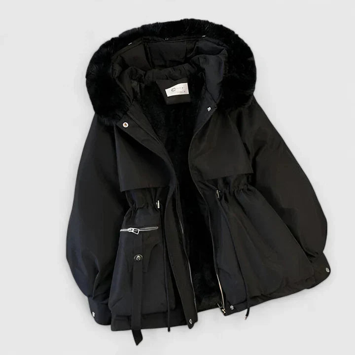 Aya | Women's Parka with Faux Fur Hood