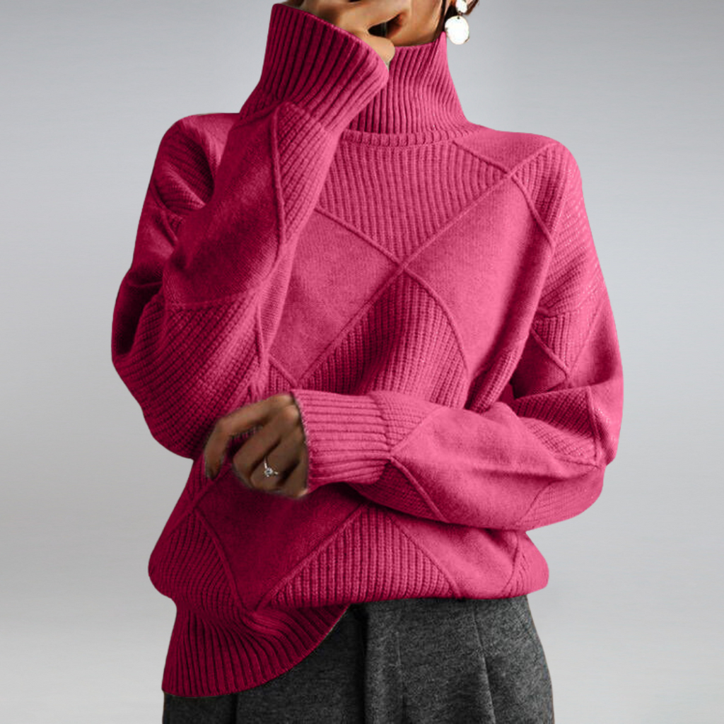 Vera | Women's Turtleneck Wool Sweater
