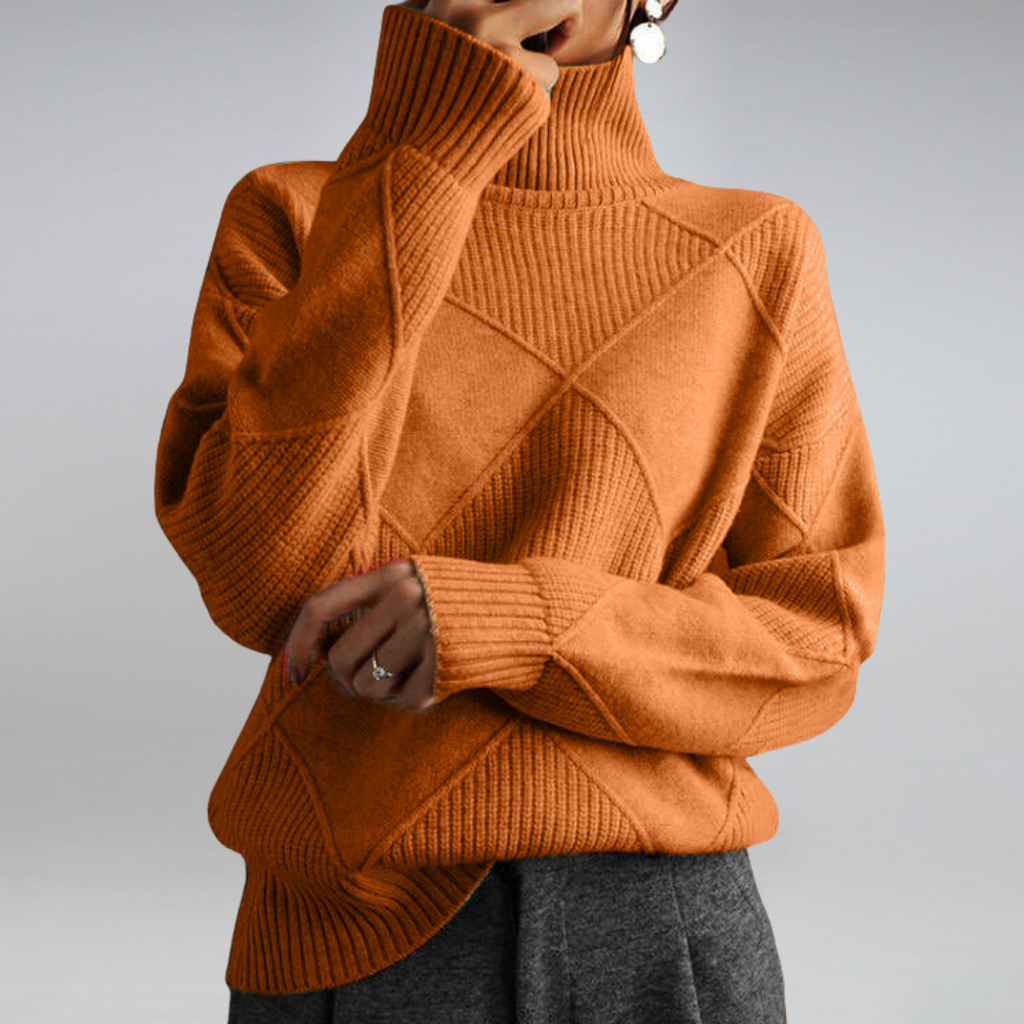 Vera | Women's Turtleneck Wool Sweater