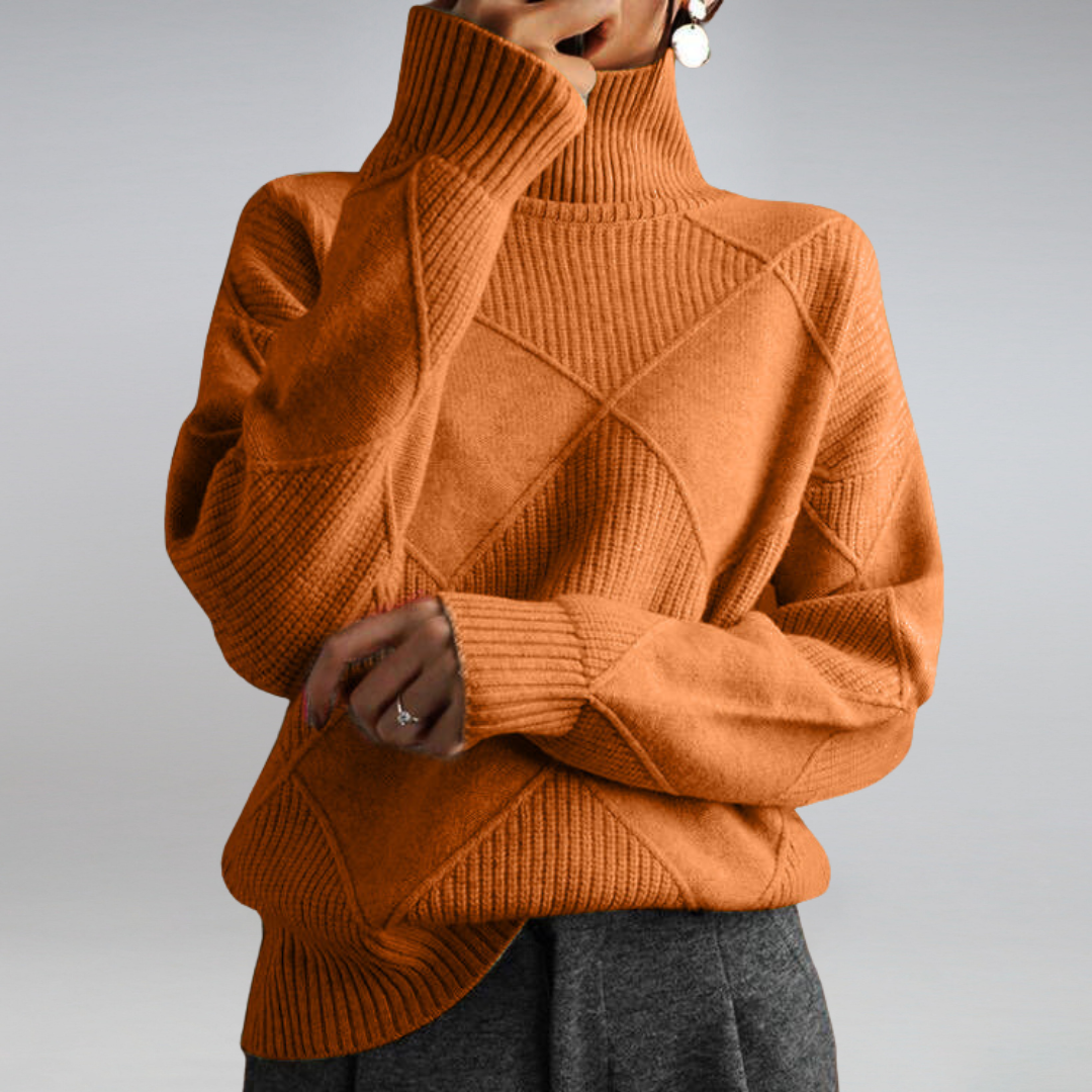 Vera | Women's Turtleneck Wool Sweater