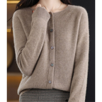 Isabelle | Women's Merino Button Cardigan