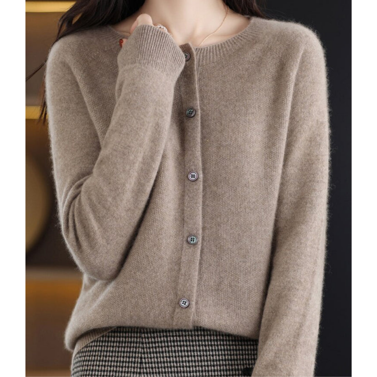 Isabelle | Women's Merino Button Cardigan