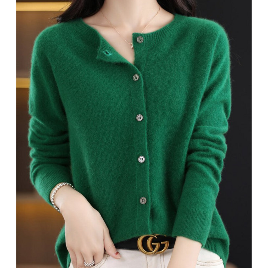 Isabelle | Women's Merino Button Cardigan