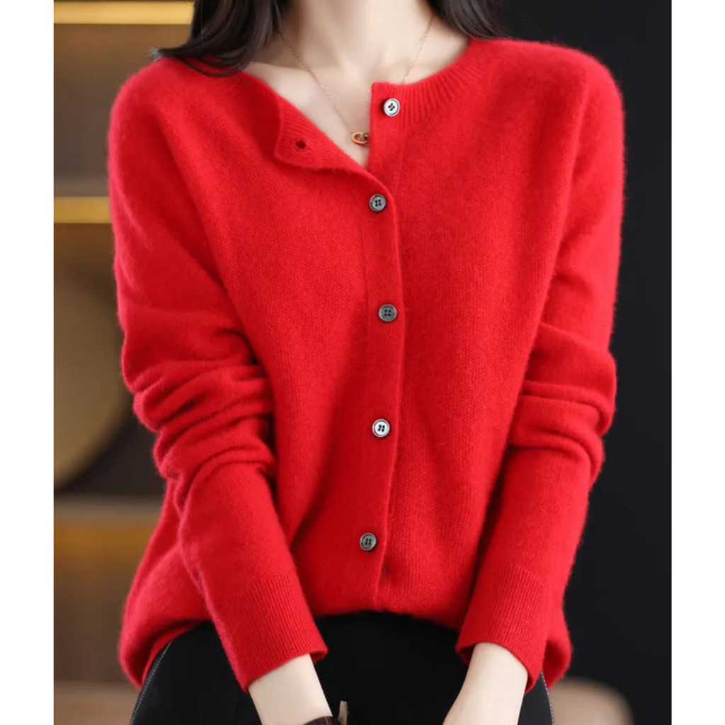 Isabelle | Women's Merino Button Cardigan