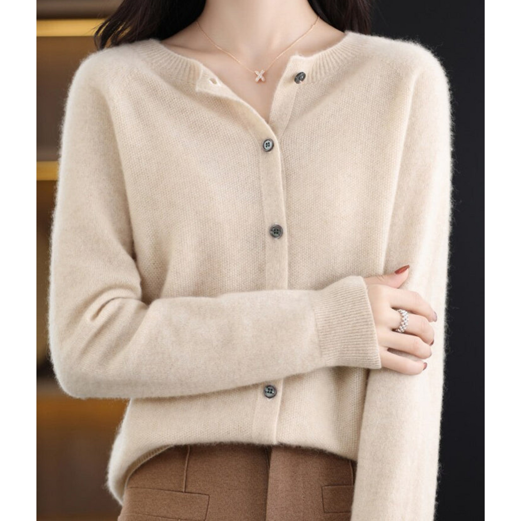 Isabelle | Women's Merino Button Cardigan