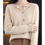 Isabelle | Women's Merino Button Cardigan
