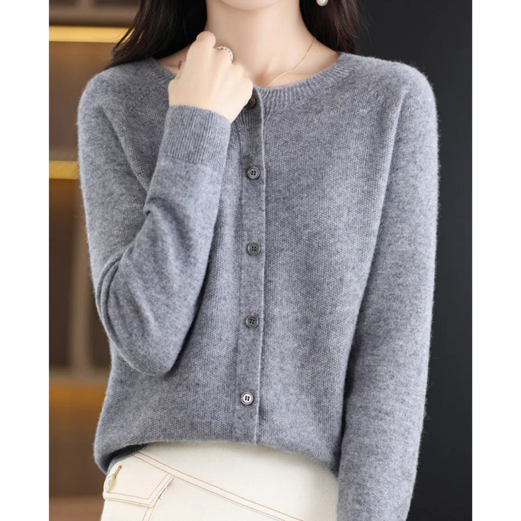 Isabelle | Women's Merino Button Cardigan