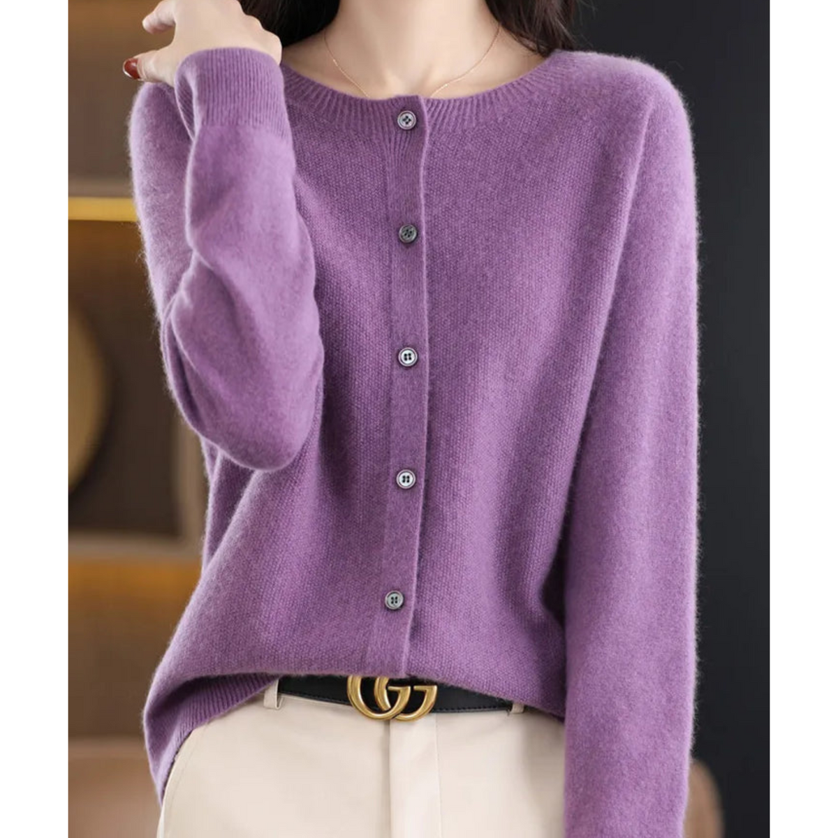 Isabelle | Women's Merino Button Cardigan