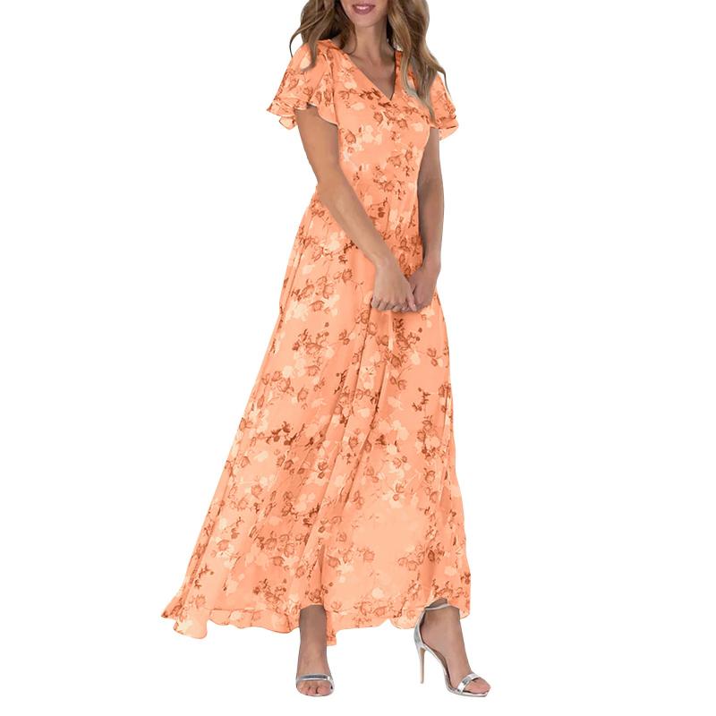 Floral Grace Maxi Dress – Elegant Flowing Style for Sunny Days