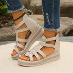 Sandals women's lightweight and comfortable white