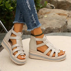 Sandals women's lightweight and comfortable white