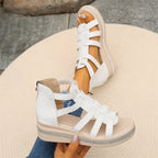 Sandals women's lightweight and comfortable white