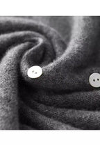 Matilda | Women's Button-Front Cardigan in Charcoal