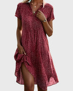 Elegant Midi Dress for Women – Flowing Fit and Everyday Sophistication