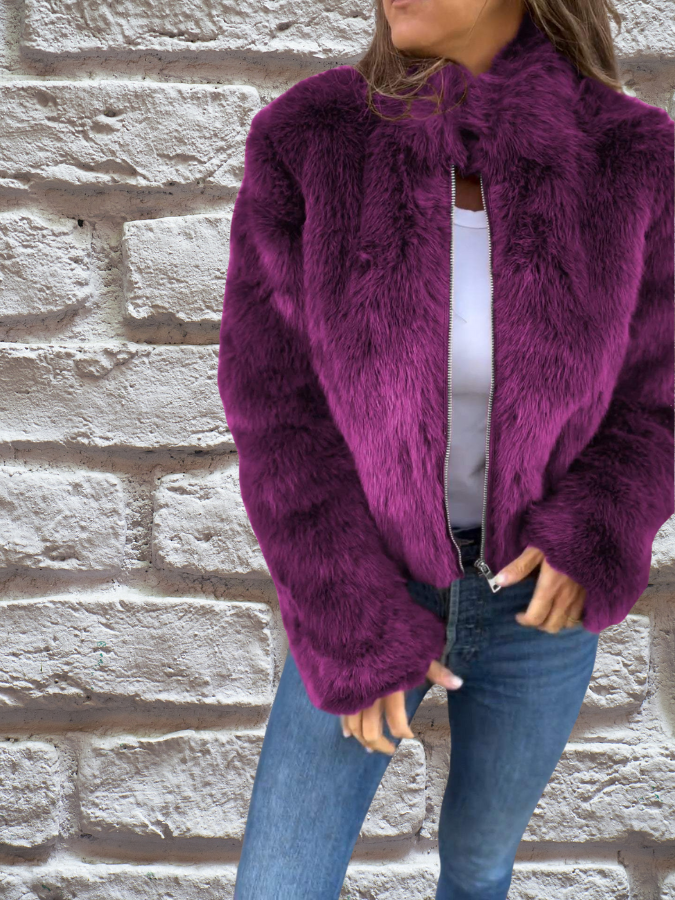 Sophie | Women Lightweight Warm Jacket High Neck Zip Up