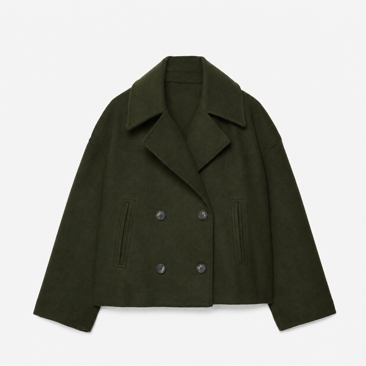 Sophie | Women Cropped Jacket Double Breasted Side Pockets