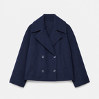 Sophie | Women Cropped Jacket Double Breasted Side Pockets