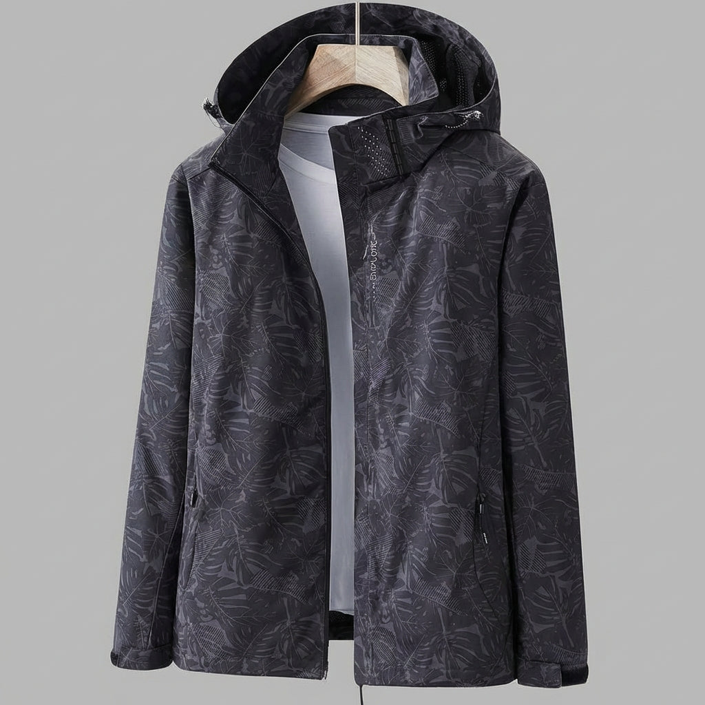 Veste mi-saison femme déperlante et coupe-vent à capuche et poches zippées 4
