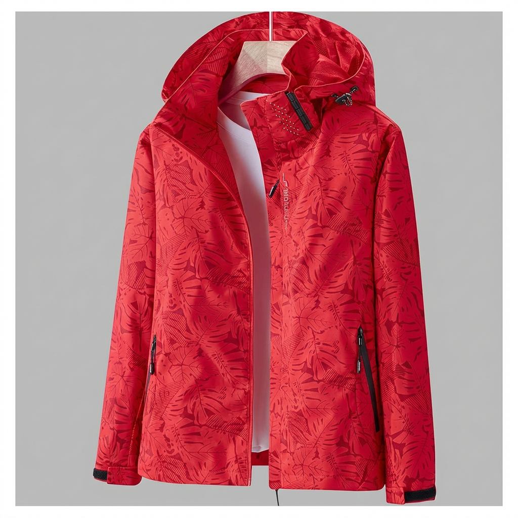 Claire | Women Lightweight Hooded Jacket Water Repellent Windproof