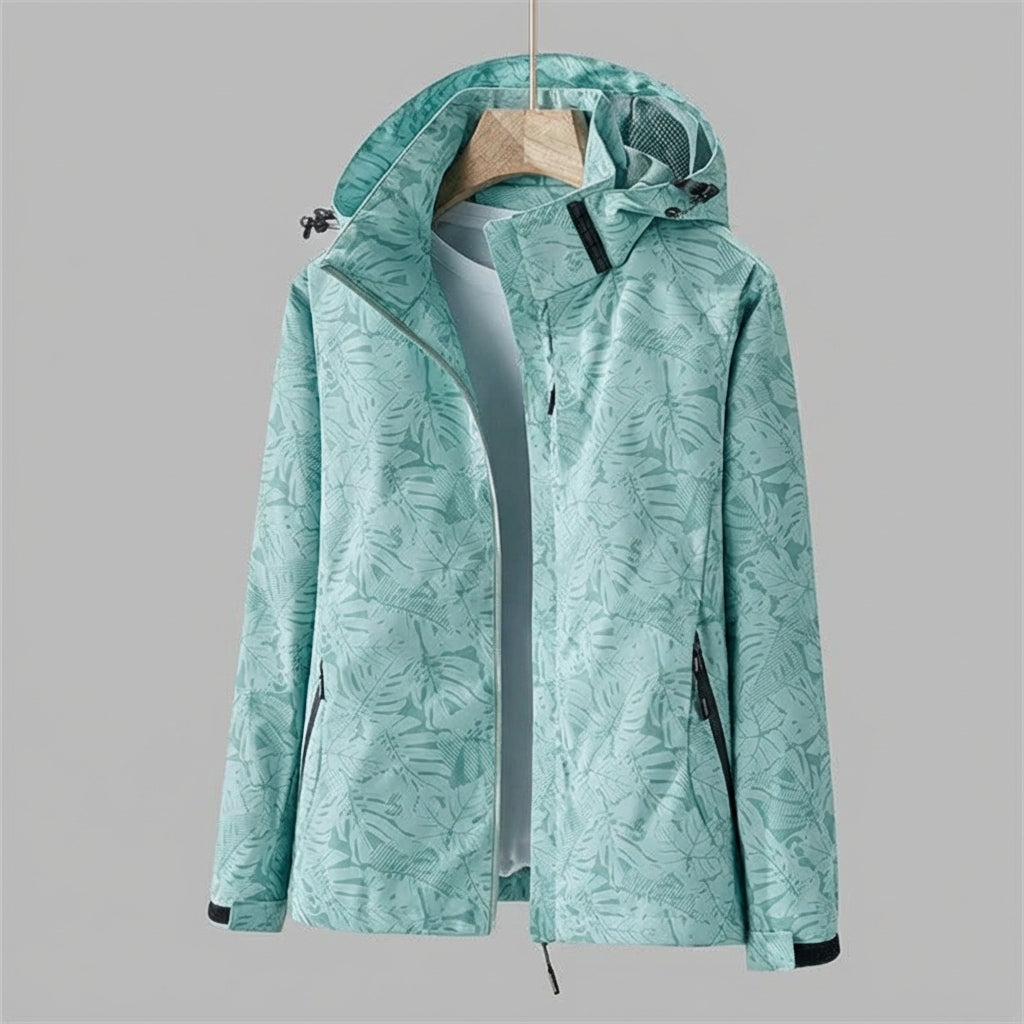 Claire | Women Lightweight Hooded Jacket Water Repellent Windproof