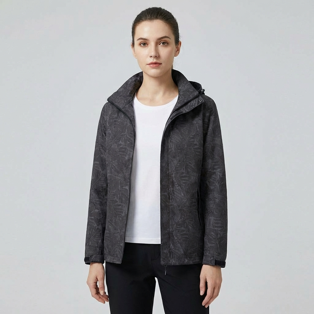 Claire | Women Lightweight Hooded Jacket Water Repellent Windproof