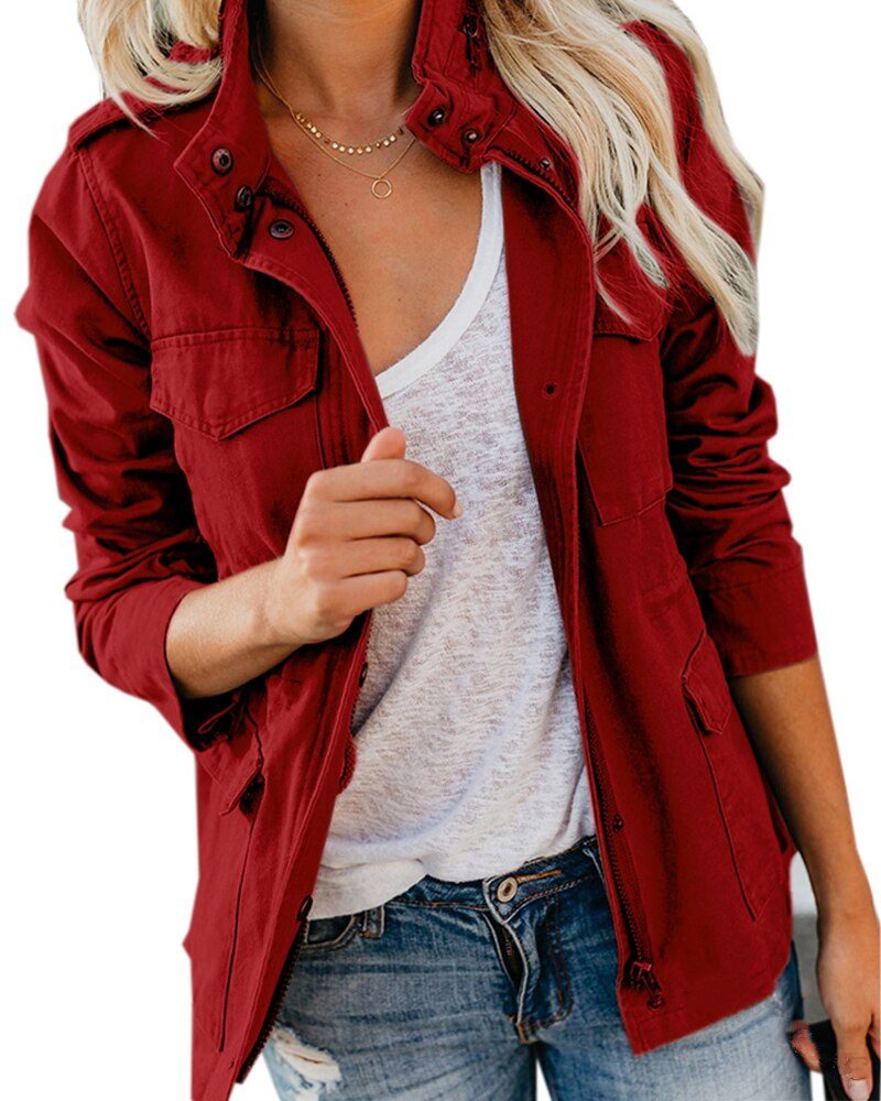 Charlotte | Women Lightweight Jacket Slightly Fitted Side Pockets