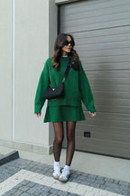Delilah | Women's Oversized Knit Sweater and Skirt Set