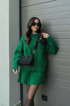 Delilah | Women's Oversized Knit Sweater and Skirt Set