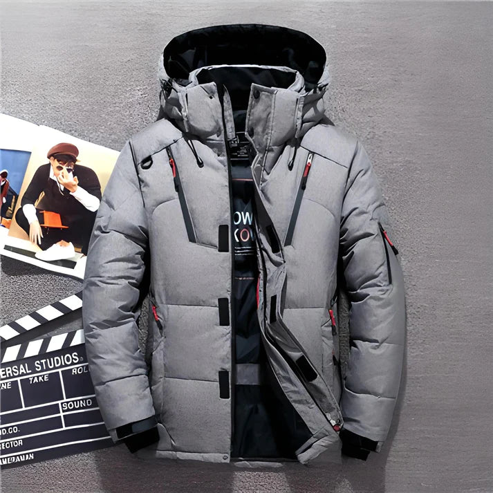 Marcus | Men's Quilted Puffer Jacket with Hood
