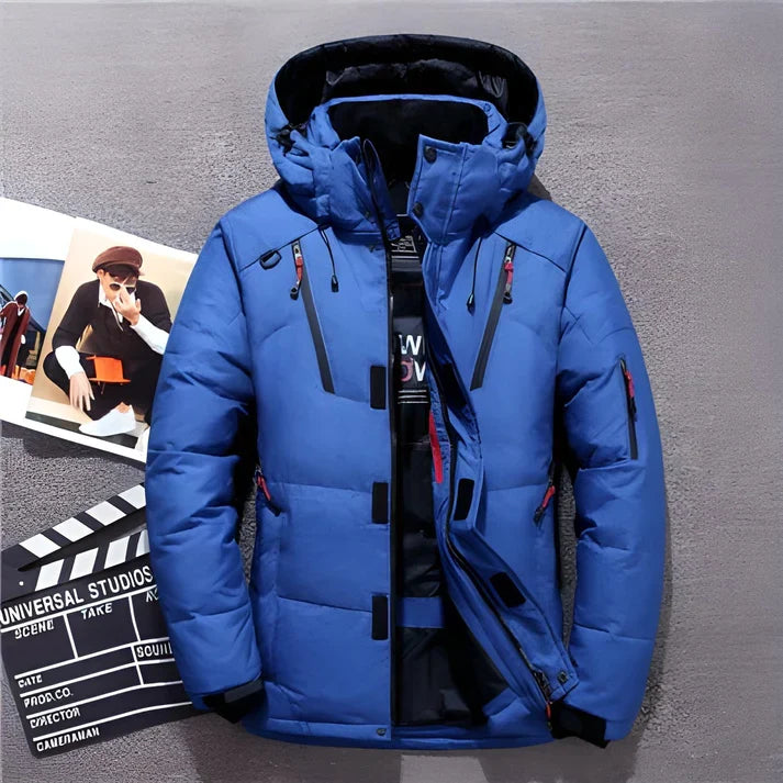 Marcus | Men's Quilted Puffer Jacket with Hood